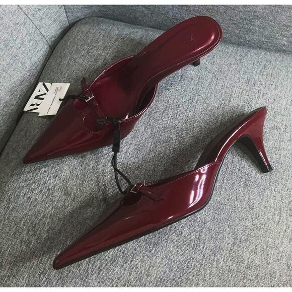 ZARA Pointed Toe Slip-Ons NWT - Picture 14 of 16